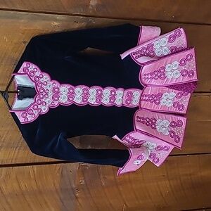 Irish Dance Dress/Velvet Silk Age 6-9